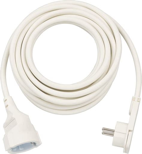 Buy Brennenstuhl Cable alargador de 5 m con enchufe Plano alargador ...