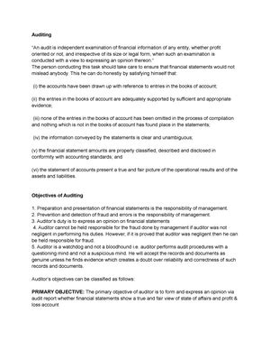 Unit 4. Vouching - notes - CHAPTER 7 VouCHING . aming-0bjectives of ...
