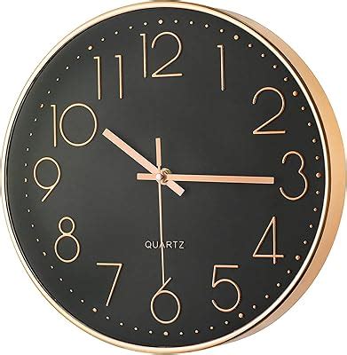 Buy VOLANTIS Marble Style Wall Clock for Home, Living Room, Bedroom ...