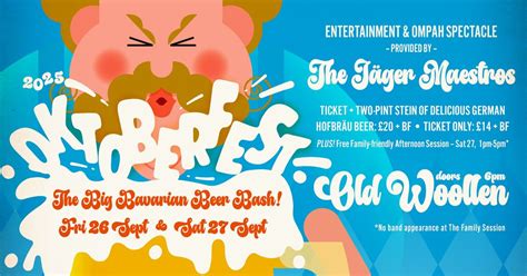 Oktoberfest - SATURDAY (Eve), The Old Woollen, Farsley, 27 September ...