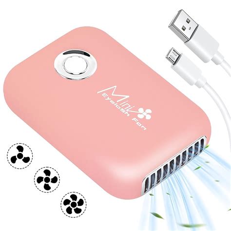 HANNEA® Eyelash Fan Mini Lash Fan for Eyelash Extension Portable Lash ...