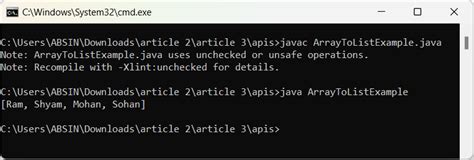 How to Convert Array to ArrayList 的图像结果
