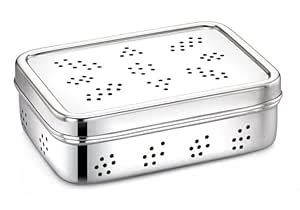 Buy DiBha Stainless Steel Rectangle Shape Box for Kothmir/Dhaniya ...