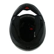 Buy DOT Full Face Gloss Black Modular Motorcycle Helmet With Flip-Up ...