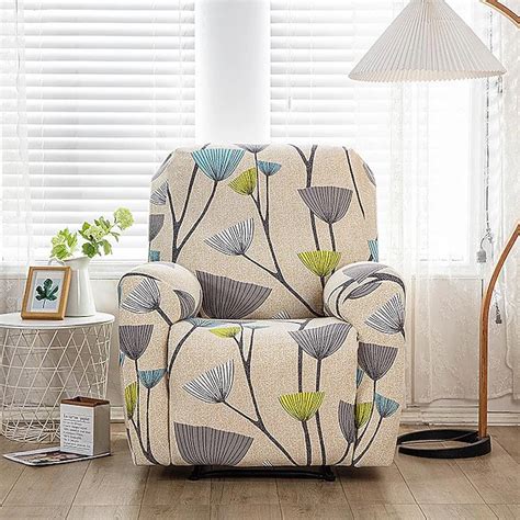 Recliner Covers Slipcovers Super Stretch Floral Printed Sofa Couch ...