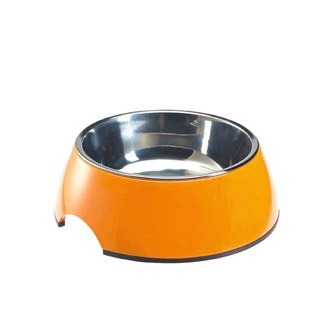 Pink Paws' Meamine Slant Bowl – Large, Comfort-First Pet Feeder