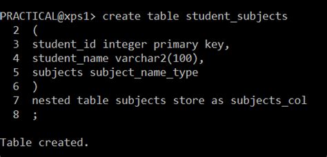 Image result for Nested Table in Oracle