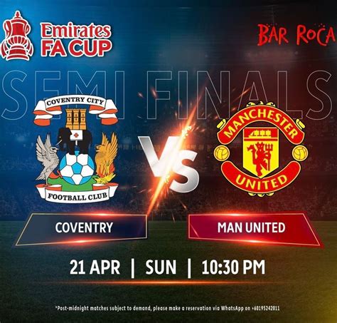 Fa Cup Semi Final 2 - Man Utd v Coventry City, 1 Jalan Setiapuspa ...