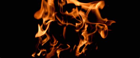 Download wallpaper 2560x1080 fire, flame, flames, light, dark dual wide ...