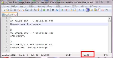 修改.srt格式字幕文件-CSDN博客