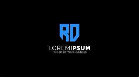 RD, DR, R, D Letters Logo design Abstract Monogram vector 13995599 Vector Art at Vecteezy