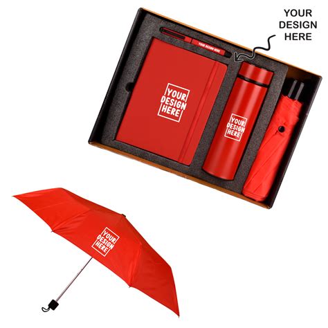 Red 4 in 1 Combo Gift Set | Corporate & Client Gifting – The Gifting ...