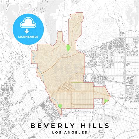 Beverly Hills Ca City Map Wilshire Beverly Center LA Conservancy