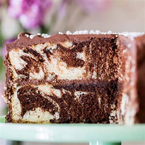 Vanilla And Chocolate Swirl Cake