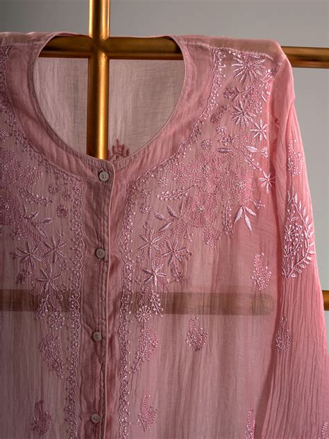 Mul Chanderi Chikankari Coord Set – Qala by Rutu