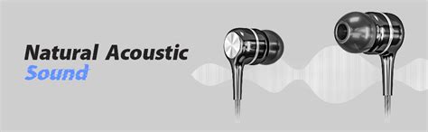 kirababy Wired Earphones with Mic 5 Packs, Noise Isolating in-Ear ...