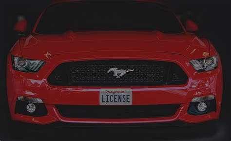 Custom License Plates - Adhesive license plate replica