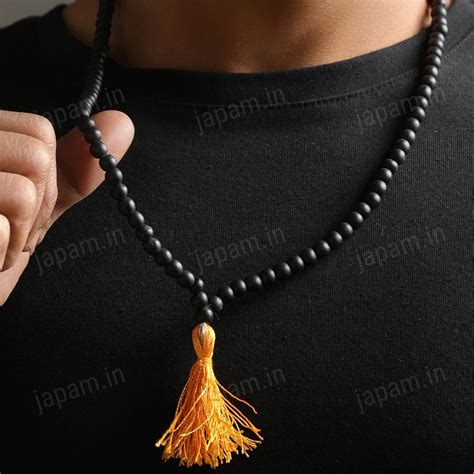 108+1 Divya Karungali Mala - Natural Ebony Wood Beads (Govt. Certified ...