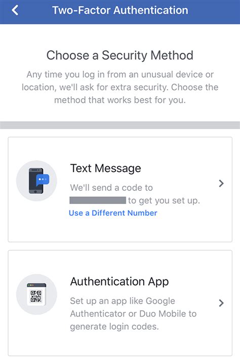 Image result for Facebook Two-Factor Authentication Code