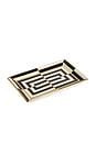 Jonathan Adler Op Art Rectangle Tray in Black & White | REVOLVE
