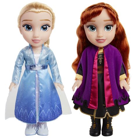 Disney Princess Anna and Elsa 14 Inch Singing Sisters Feature Fashion Doll 2 Pack - Walmart.com