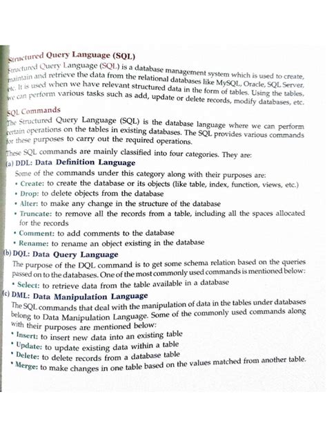 Class 12 SQL by Tech Queen/Full Lecture 的图像结果