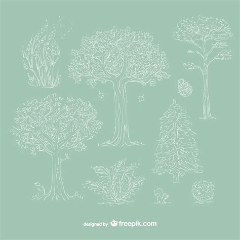 Tree line drawing Images - Free Download on Freepik