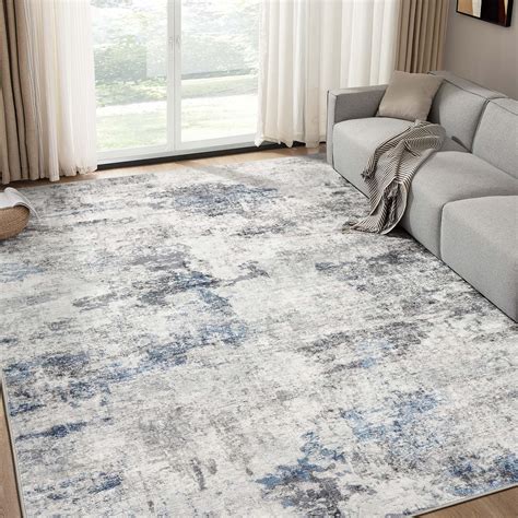Amazon.com: DMOYEST Living Room Area Rugs - 8x10 and 9x12 Abstract ...
