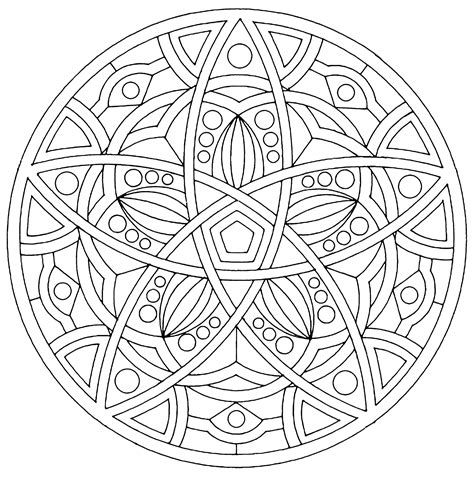 Free Coloring Mandala Pages Printable Adults at tardarrenblog Blog