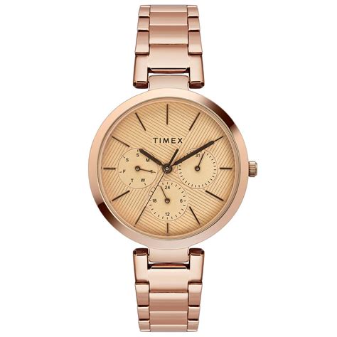 TIMEX Multifunction Women Analog Rose Gold Dial Coloured Quartz Watch ...