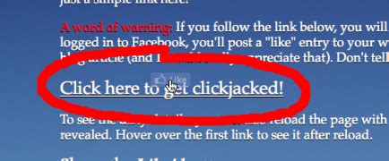 Image result for Facebook Clickjacking