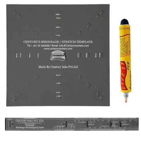 Century Shrinkage Template & Scale & Thermo chalk Manufacturer from Mumbai