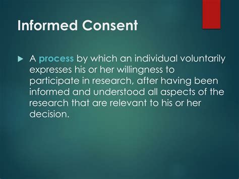 PPT - Informed Consent and Assent PowerPoint Presentation, free ...