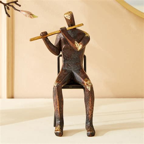 Buy Eternity Vogue Hart Polyresin Flutist Figurine from Home Centre at ...