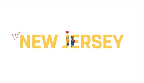 I love new jersey with pixel characters and heart | Premium Vector