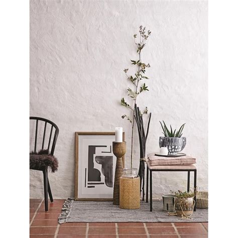 Creative Co-Op 19.5-in W x 27.5-in H Wood Abstract Wall Art with Fir ...