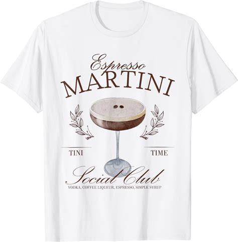 Design T-Shirt，Espresso Martini Social Club Cocktail Bachelorette ...