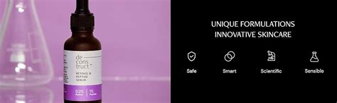 Deconstruct Retinol Face Serum With Peptide|0.2% Retinol + 1% Peptide ...