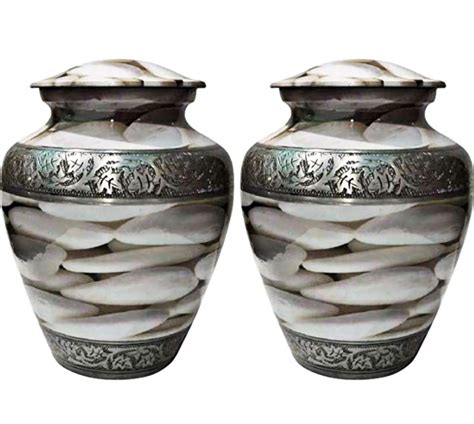New Indian HANDICRAFTS Cremation urn Memorial Container Jar Pot ...