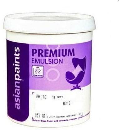 ASIANPAINTS PREMIUM EMULSION IN WHITE COLOUR 4 LTR WHITE Emulsion Wall ...