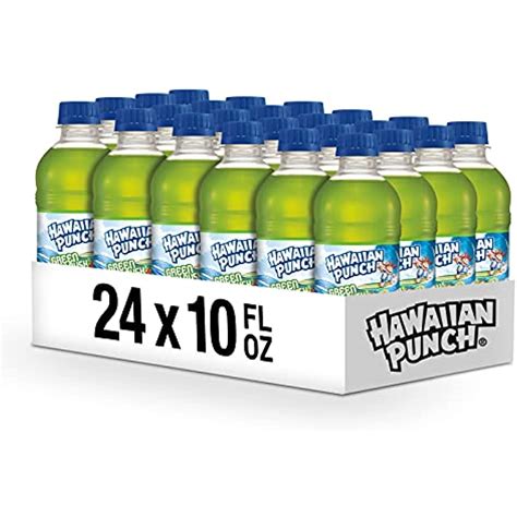 Buy Hawaiian Punch Green Berry Rush, 10 Fl Oz Bottles, 6 Count (Pack Of ...