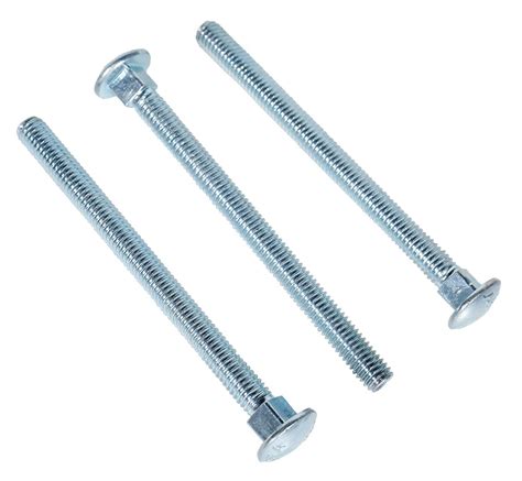 Galvanised Coach Bolts, Stainless Steel 3/8X2 1/2" Black Carriage Bolts ...