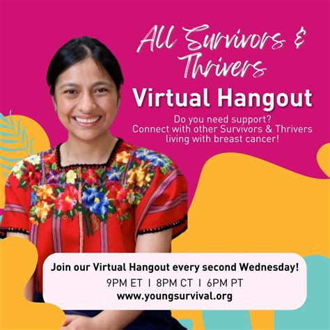 #ysc #yscvirtualhangouts #breastcancer #breastcancersurvivor # ...