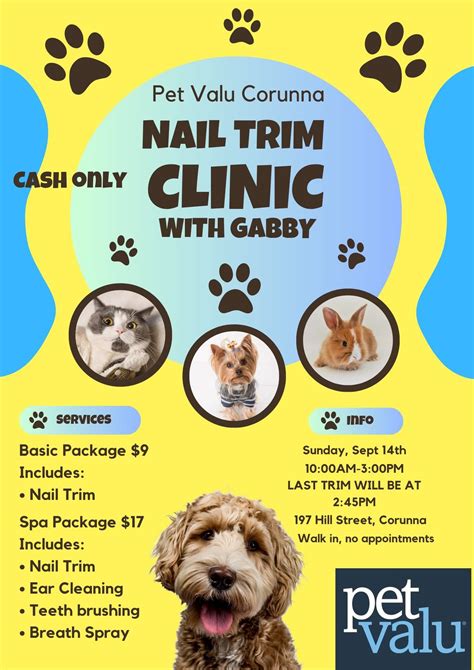 Pet Valu Nail Trim Clinic with Gabby, Pet Valu Corunna, 14 September ...