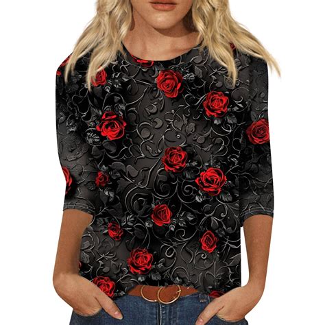 HaHaHappy Halloween Shirts Womens Plus Crew Neck T-Shirts Spooky Bloody ...