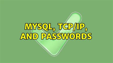 Image result for MySQL TCP