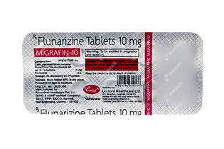 Migrafin 10 Mg Tablet 10 - Uses, Side Effects, Dosage, Price | Truemeds