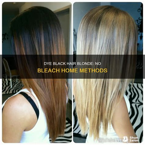 Dye Black Hair Blonde: No Bleach Home Methods | ShunSalon