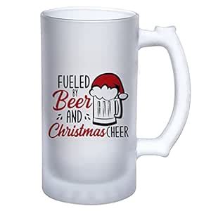 Buy Happu - Printed Beer Mug, Frosted Beer Glass, Double Walled Frosty ...