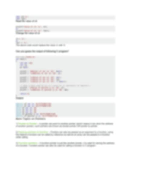 Image result for Pointer in C Programming Examples